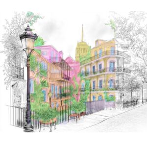 Printable Cities Coloring Pages