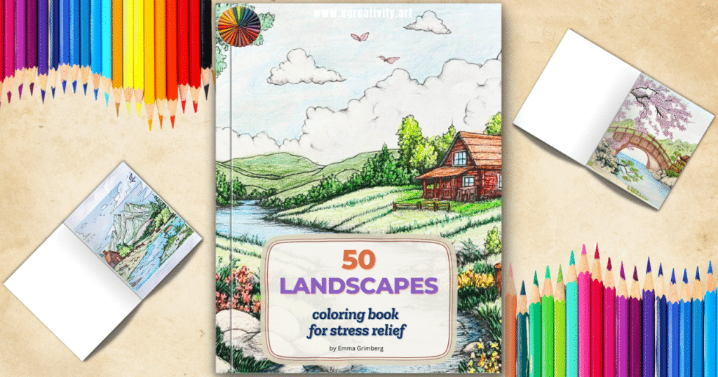 Printable Landscapes Coloring Pages