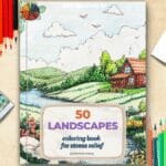 50 Printable Landscapes Coloring Pages 50 Printable Landscapes Coloring Pages Image