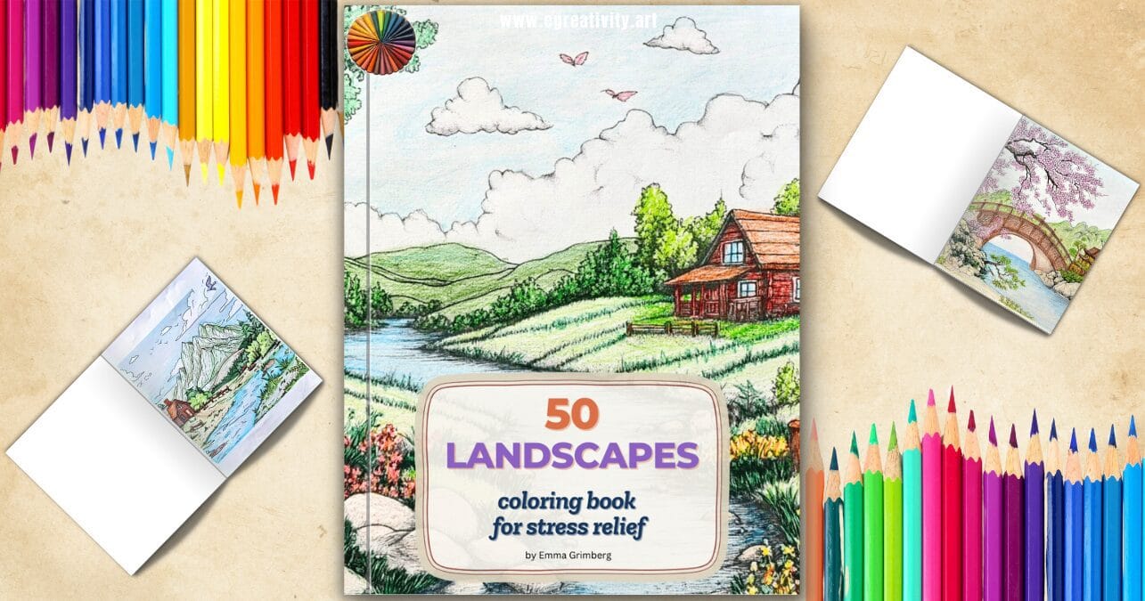 Printable Landscapes Coloring Pages