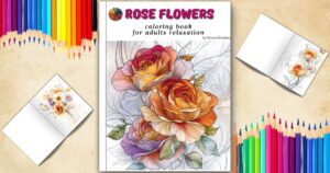 Printable Rose Flowers Coloring Pages