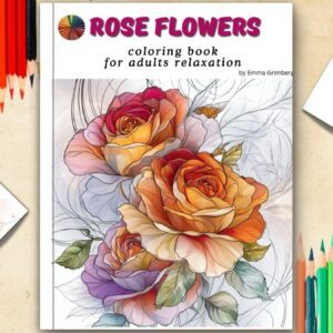Printable Rose Flowers Coloring Pages