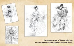fashion coloring for adults