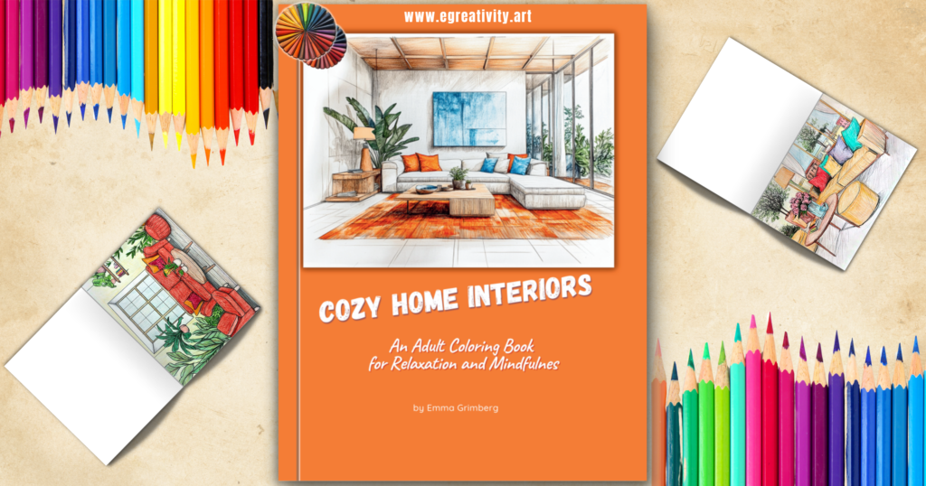 Interior Coloring Pages for Adults – Printable Mindfulness