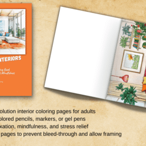 iterior coloring pages for adults