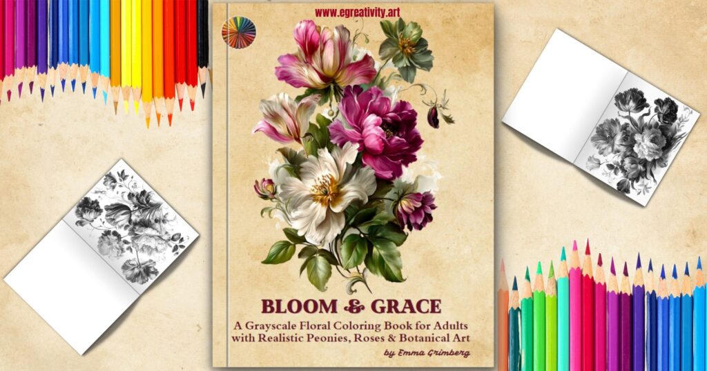 Printable Floral Coloring Pages for Relaxation