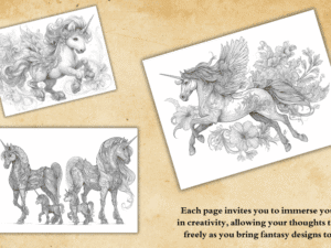 printable Unicorn Coloring Pages