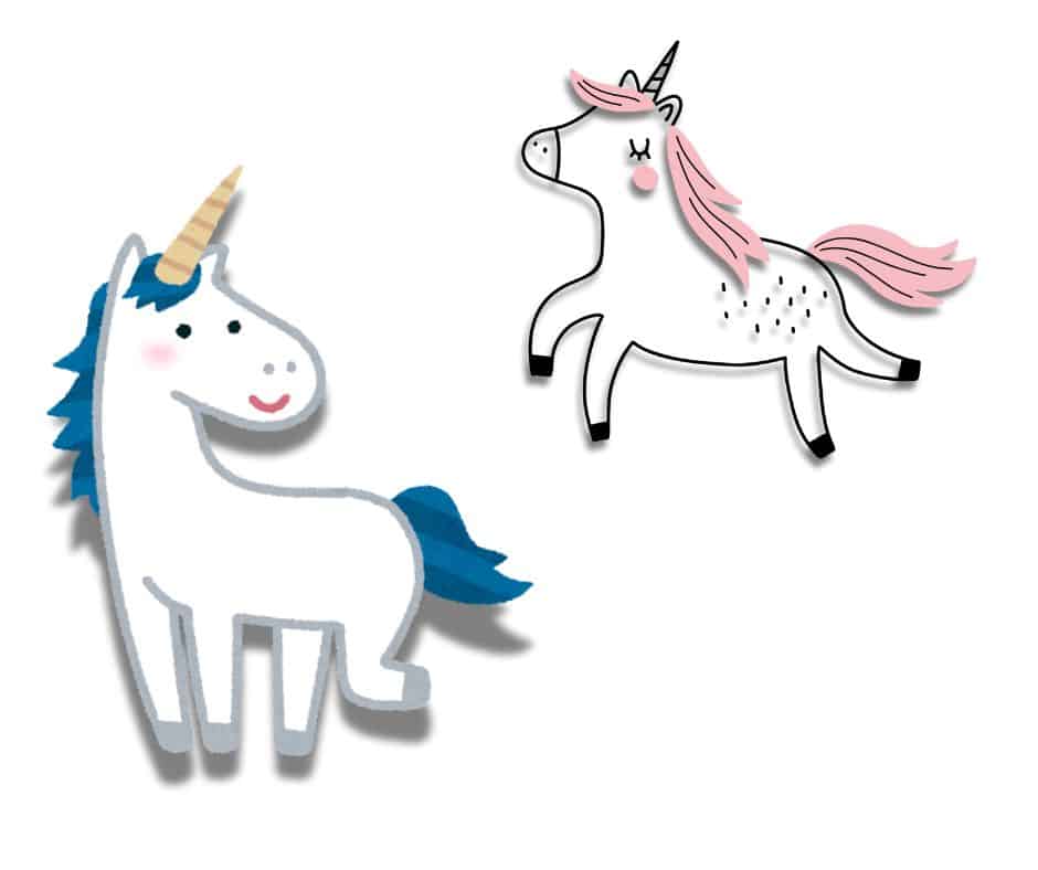 simple unicorns