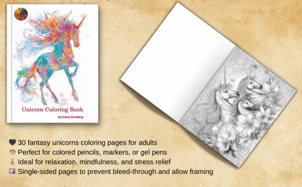 Unicorn Coloring Pages 28
