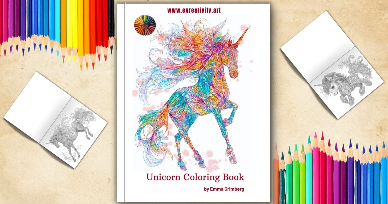 Unicorn Coloring Pages