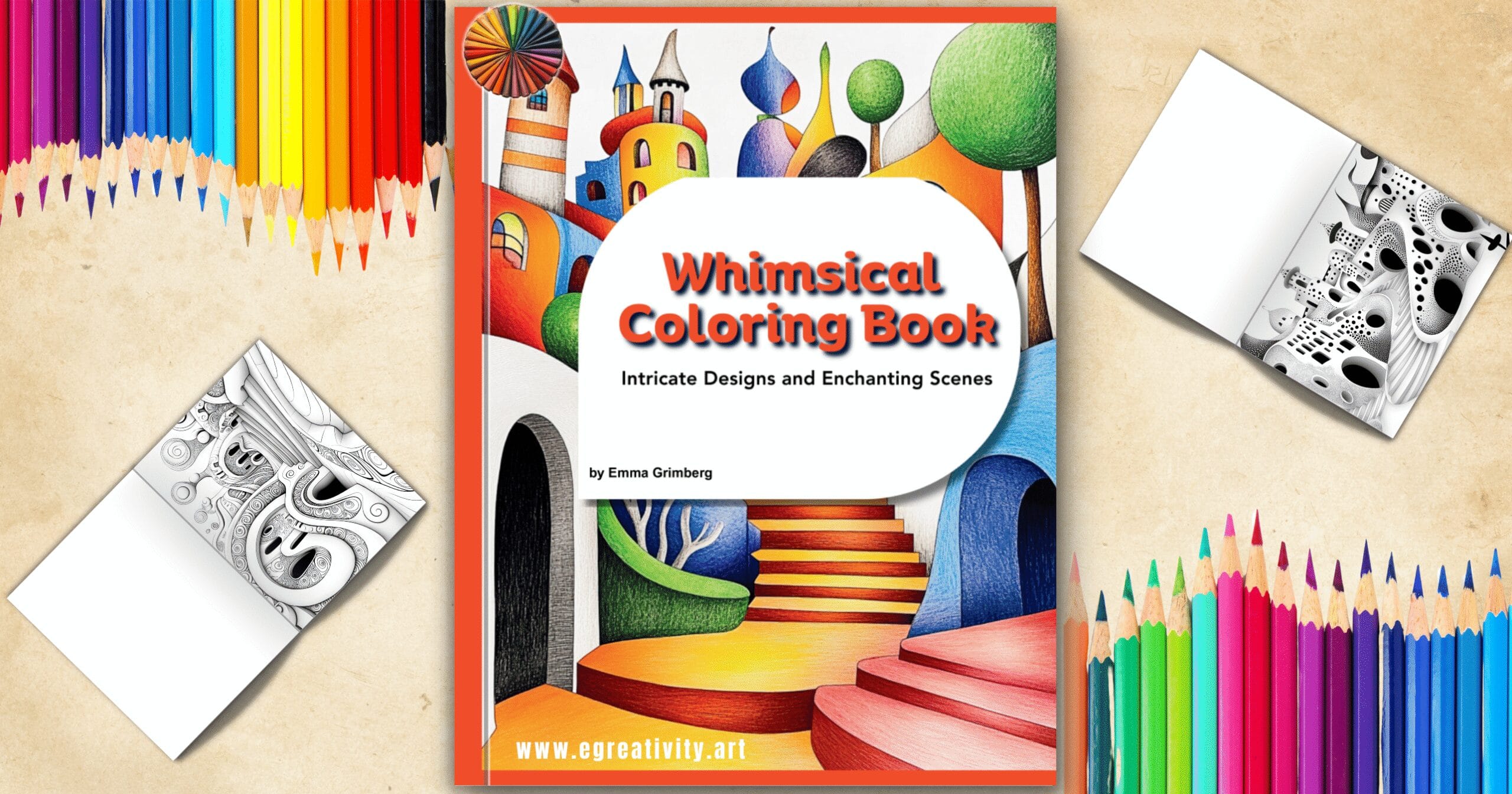 Whimsical Fantasy Coloring Pages