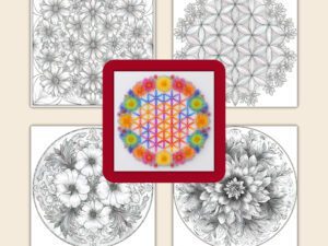 Floral Mandala Coloring Pages