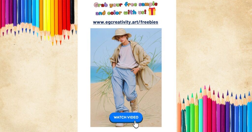 Behind the Scenes: Watch This Coloring Page Come to Life!
