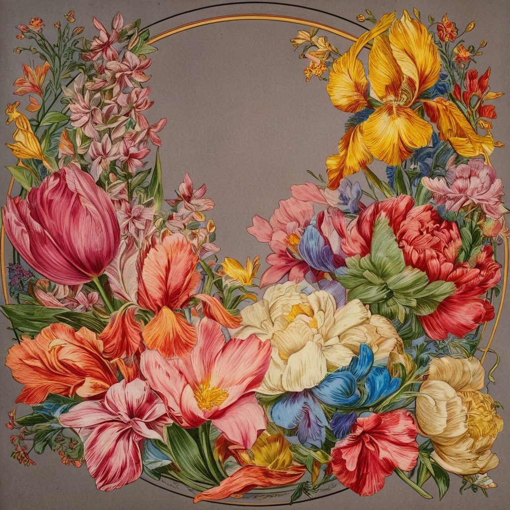 floral coloring