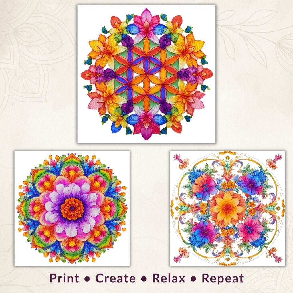 Floral Mandala Art