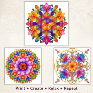 Floral Mandala Art