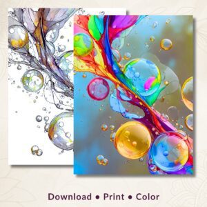 Color Me a Mood - A Mindfulness Coloring Pages for Adults