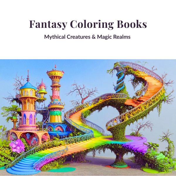 fantasy coloring book
