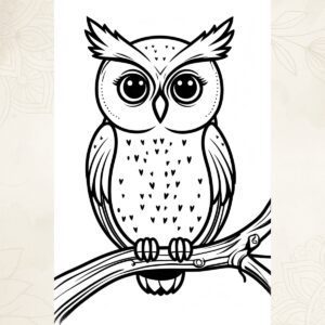 Bold and Easy Coloring Pages for Adults – Large Print Designs for Stress-Free Fun - Image 4