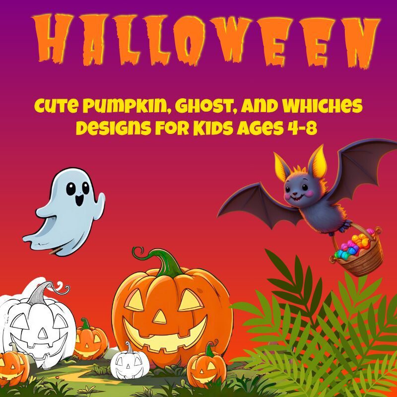 35 Halloween Coloring Pages – Spooky Fun for Kids Ages 4–8