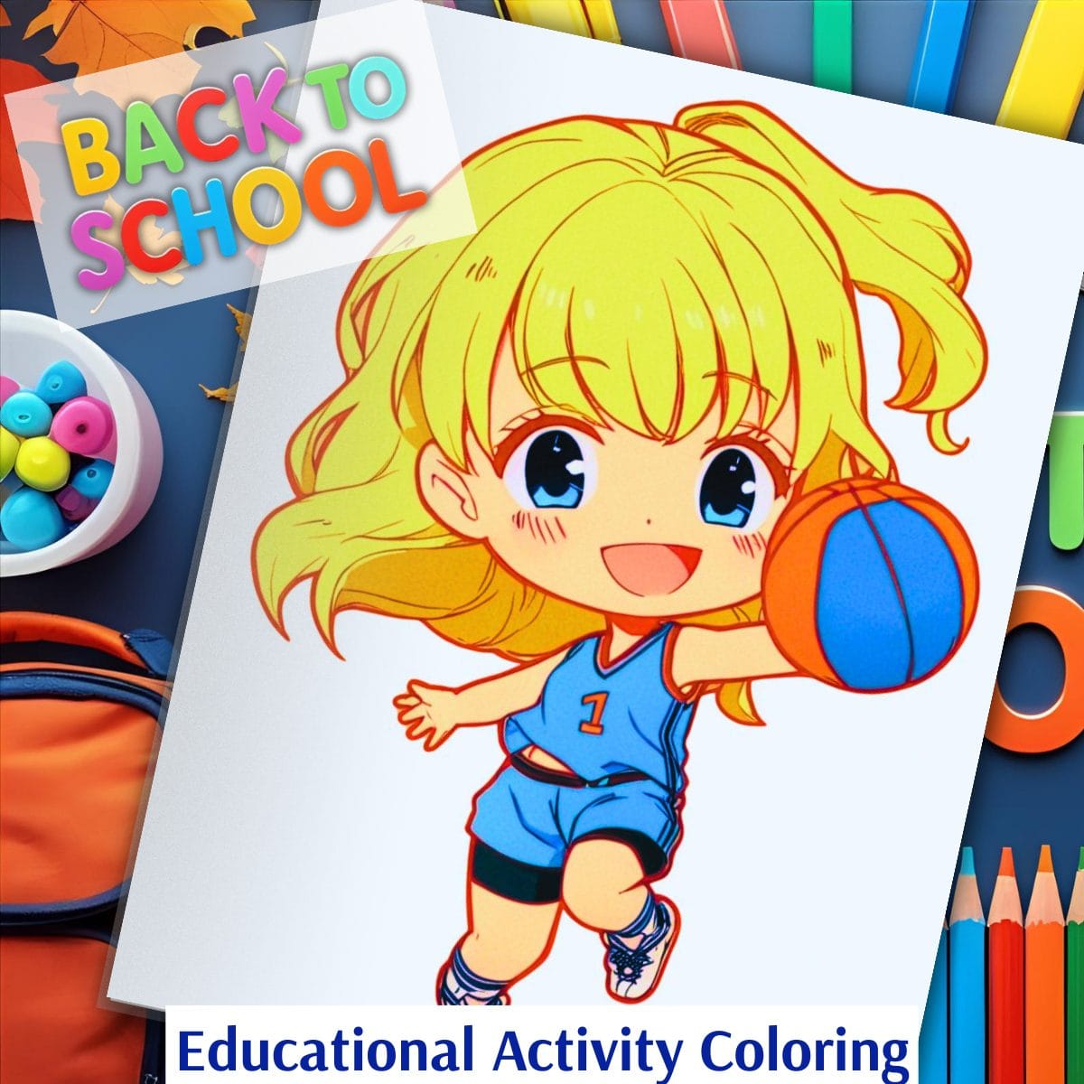 30 Amazing Chibi Coloring Pages for Kids Ages 4–8 – Cute Anime School Adventures