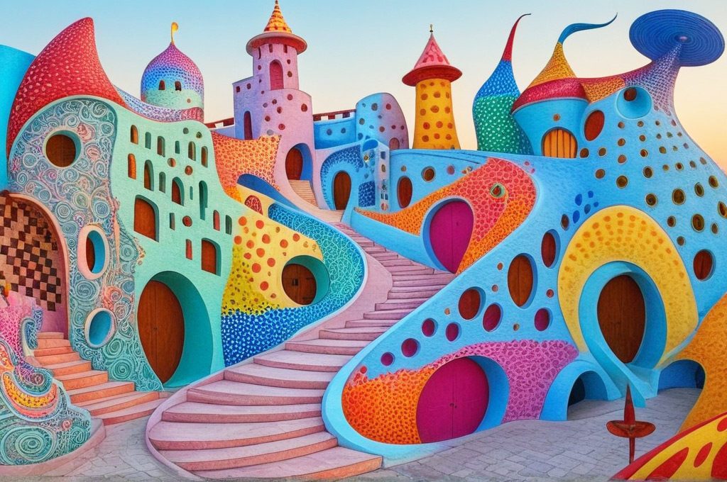whimsical world Coloring with Acrylic Markers