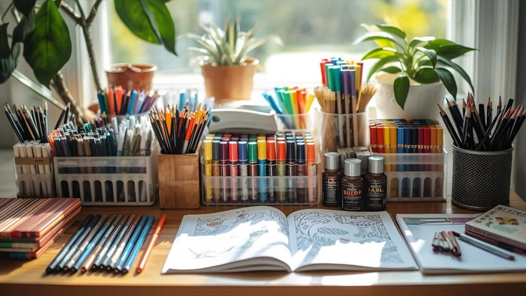 Adult Coloring Book for Beginners