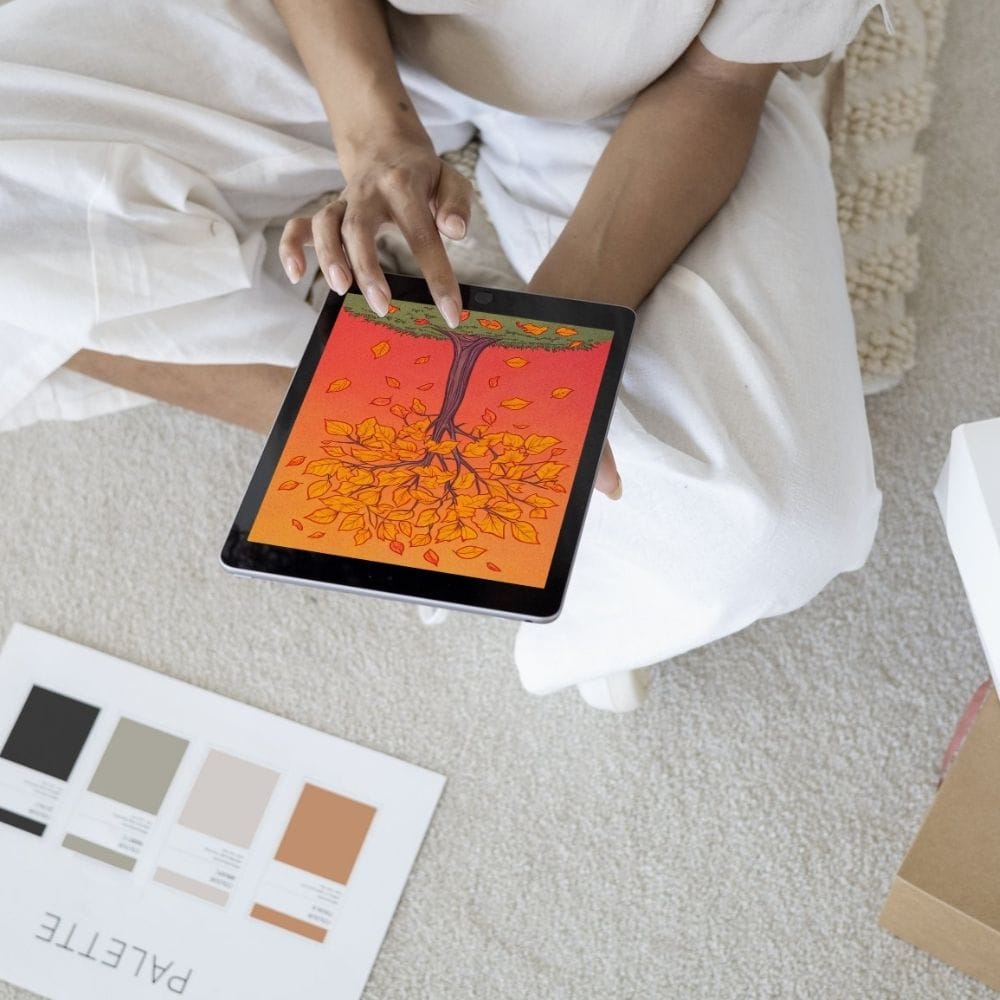 autumn coloring pages