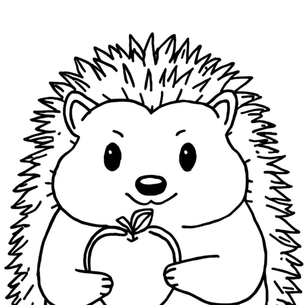 Fall Coloring Book for Kids Ages 3-8 close-up