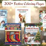 200+ festive coloring pages