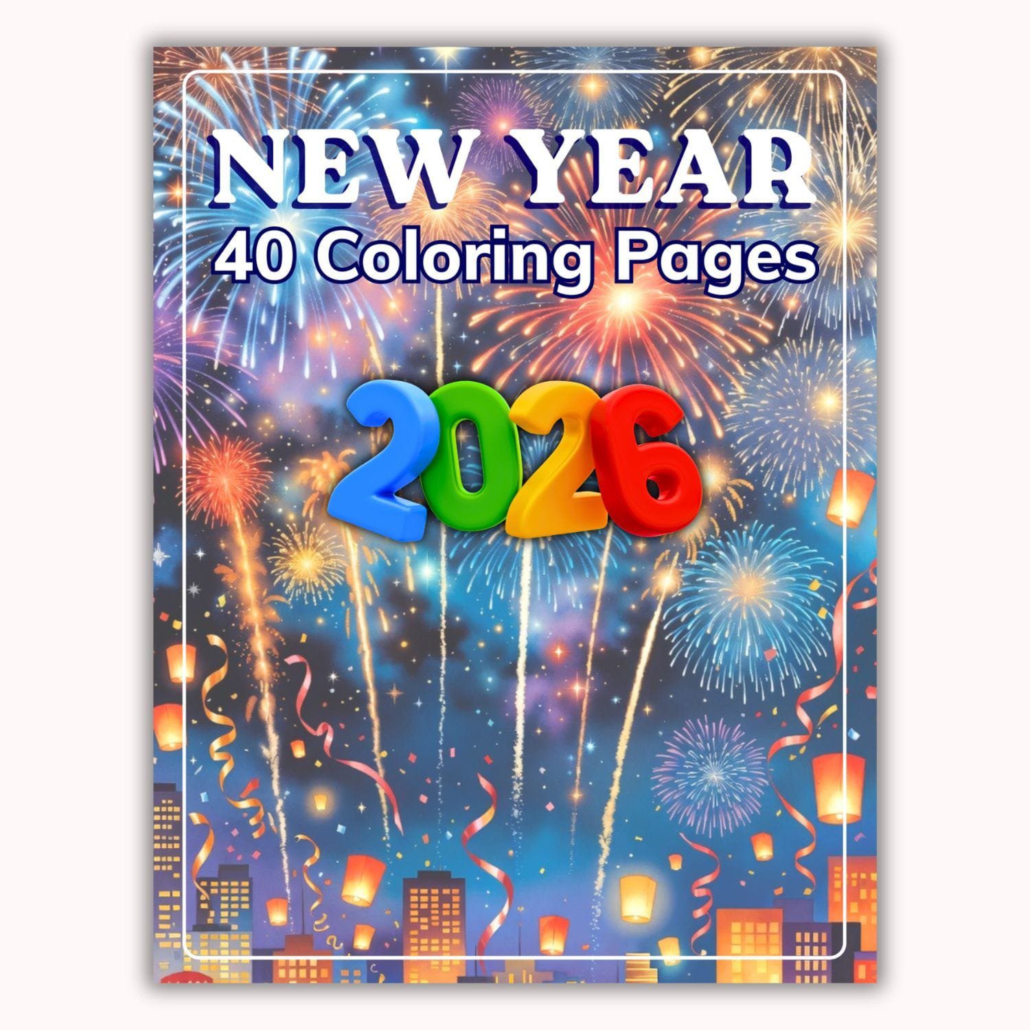 40 New Year 2026 Coloring Pages – Fresh Start, Calm Mind
