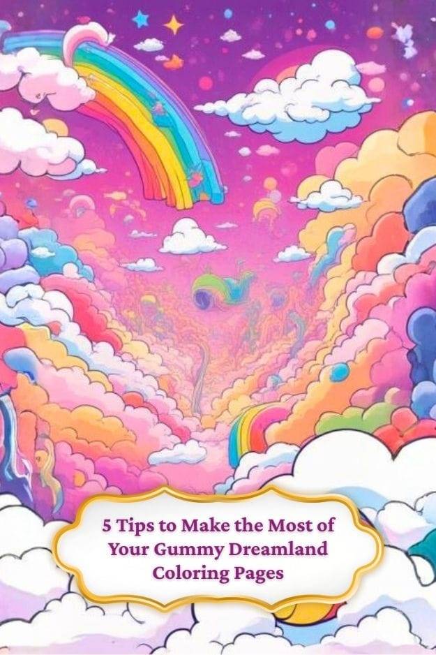 5 Tips to Make the Most of Your Gummy Dreamland Coloring Pages