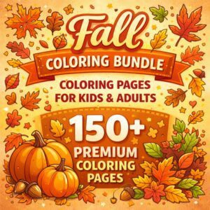 Fall Coloring Pages for Adults and Kids