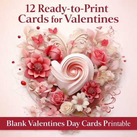12 Valentine Cards – Screen-Free Love Crafting Made Easy