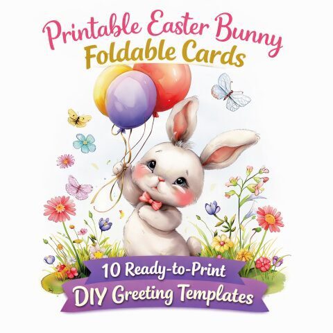 10 Easter Bunny Cards – Screen-Free Spring Crafting