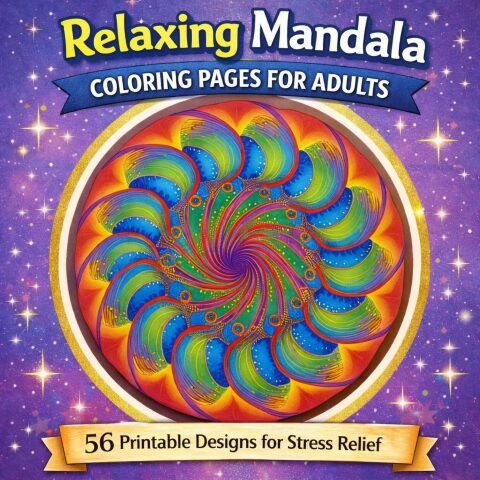 56 Mandala Coloring Pages – Unwind and Find Your Calm