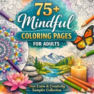 75+ Designs - stress relief coloring pages for adults