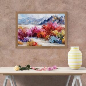 Crimson Desert Wall Art Printable- Boho Southwestern Home Decor