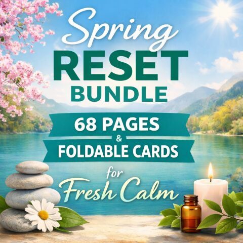 Spring Reset Bundle – 68 Pages and Cards for Fresh Calm