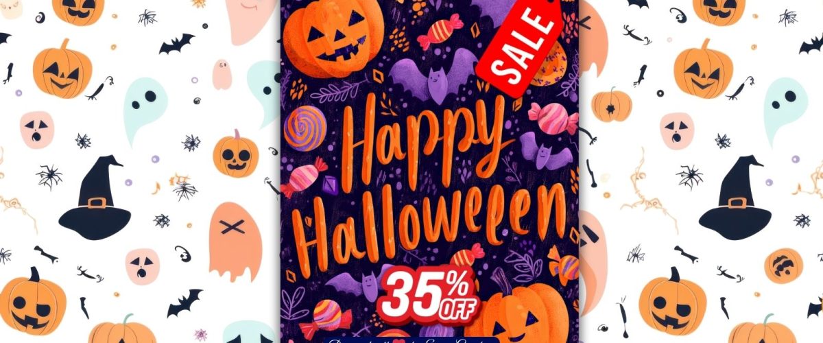 35% OFF Haloween greeting cards